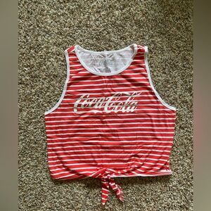 MEDIUM cropped Coca-Cola tank top